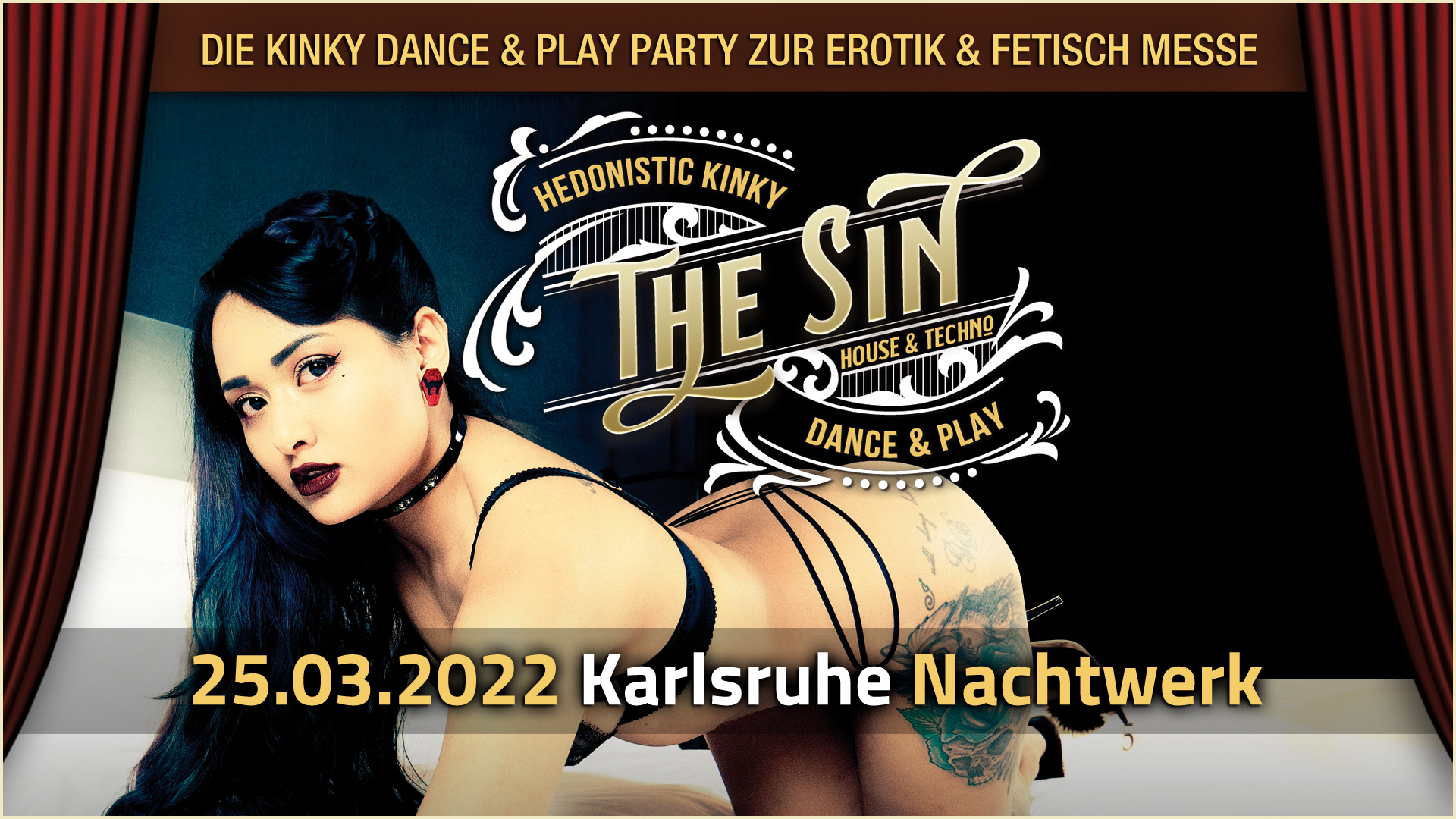 THE SIN » Hedonistic Kinky House & Techno Dance & Play-Party Karlsruhe