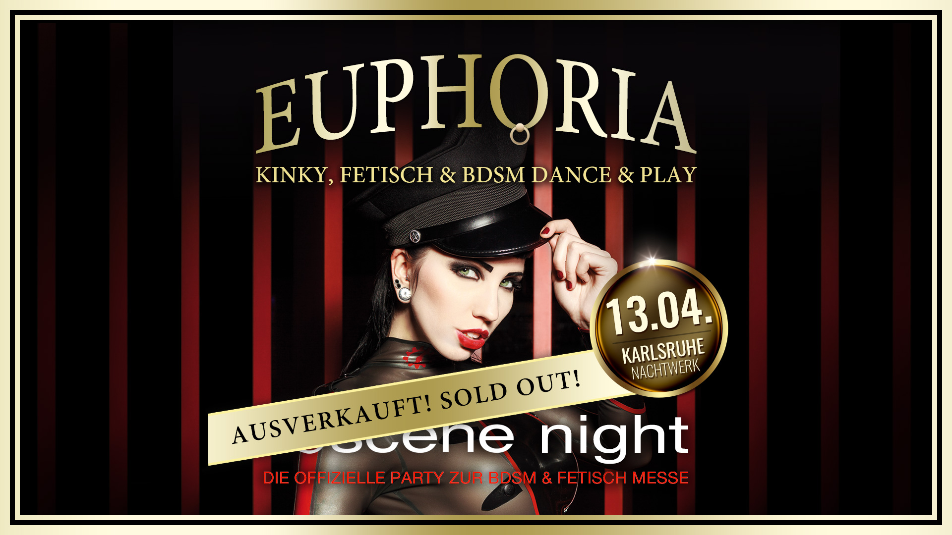 EUPHORIA » Obscene Night: Kinky, Fetisch und BDSM Dance & Play Party in Karlsruhe von und mit DJ GILLIAN. Die offizielle Aftershowparty der obscene Messe.