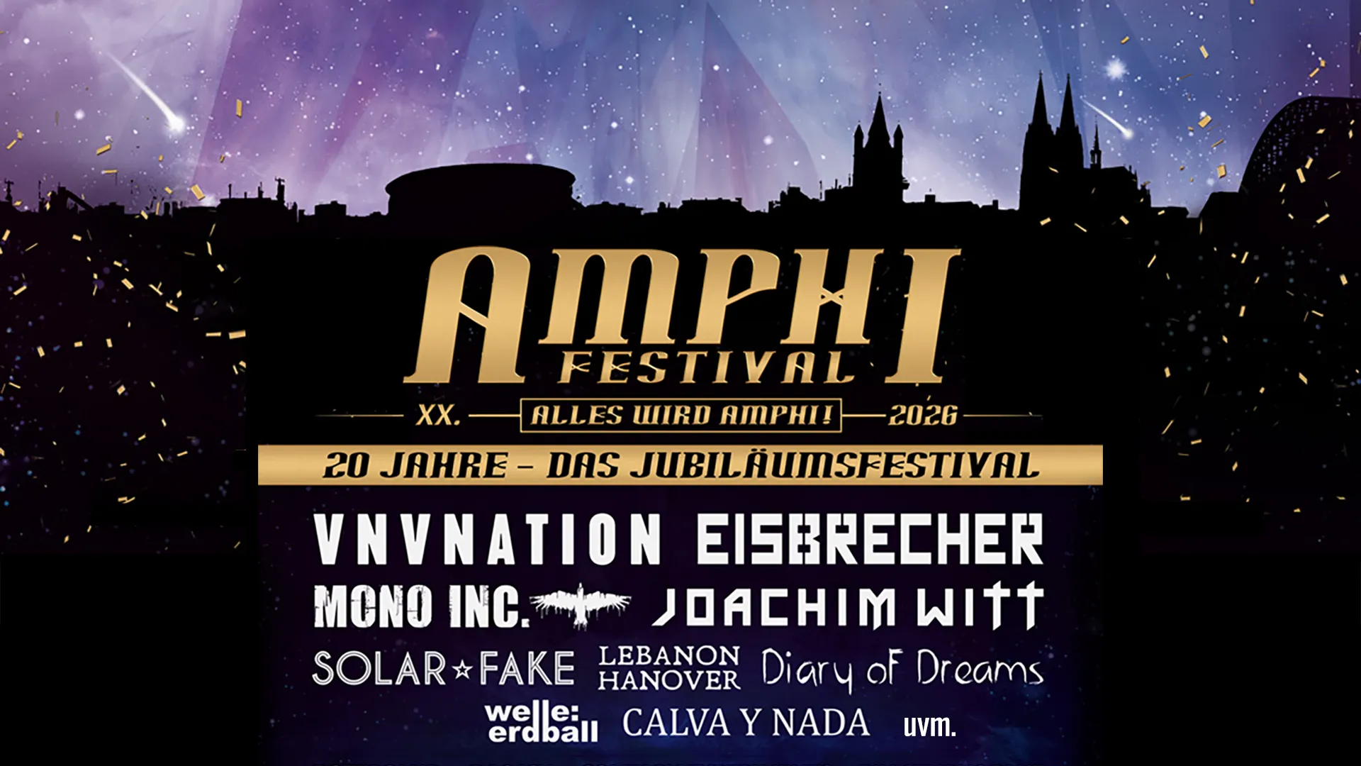 Amphi Festival 2026 - Köln Tanzbrunnen: Aftershowparty u.a. mit DJ GILLIAN